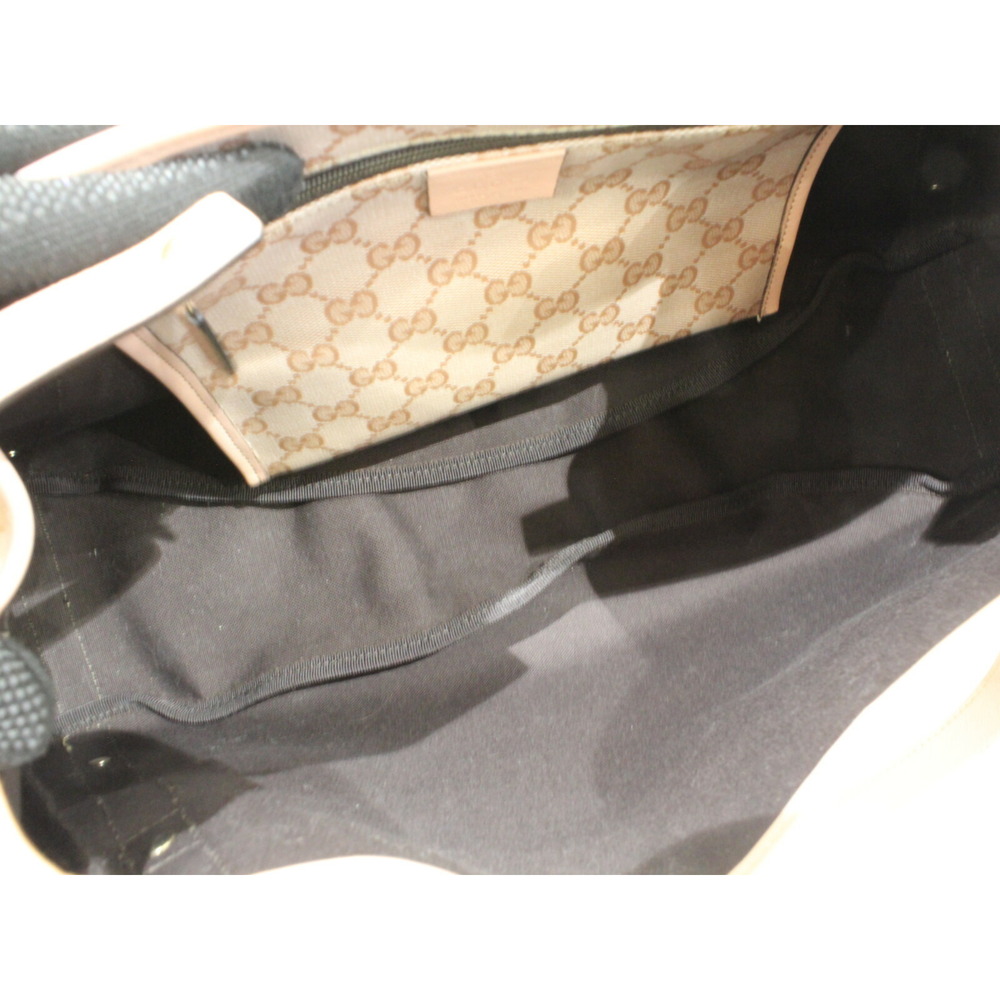 Gucci Handbag Pink Tote Enamel Leather Bag - Picture 4 of 7
